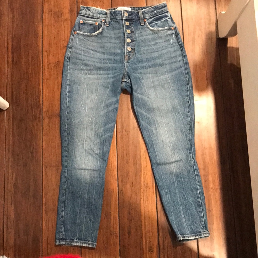 Abercrombie & Fitch Curve Love Skinny High Rise Jeans